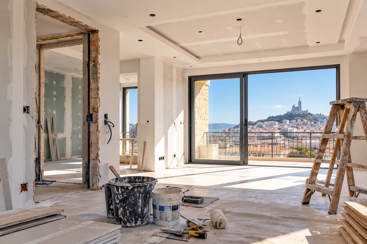 Travaux de rénovation intérieure à Marseille